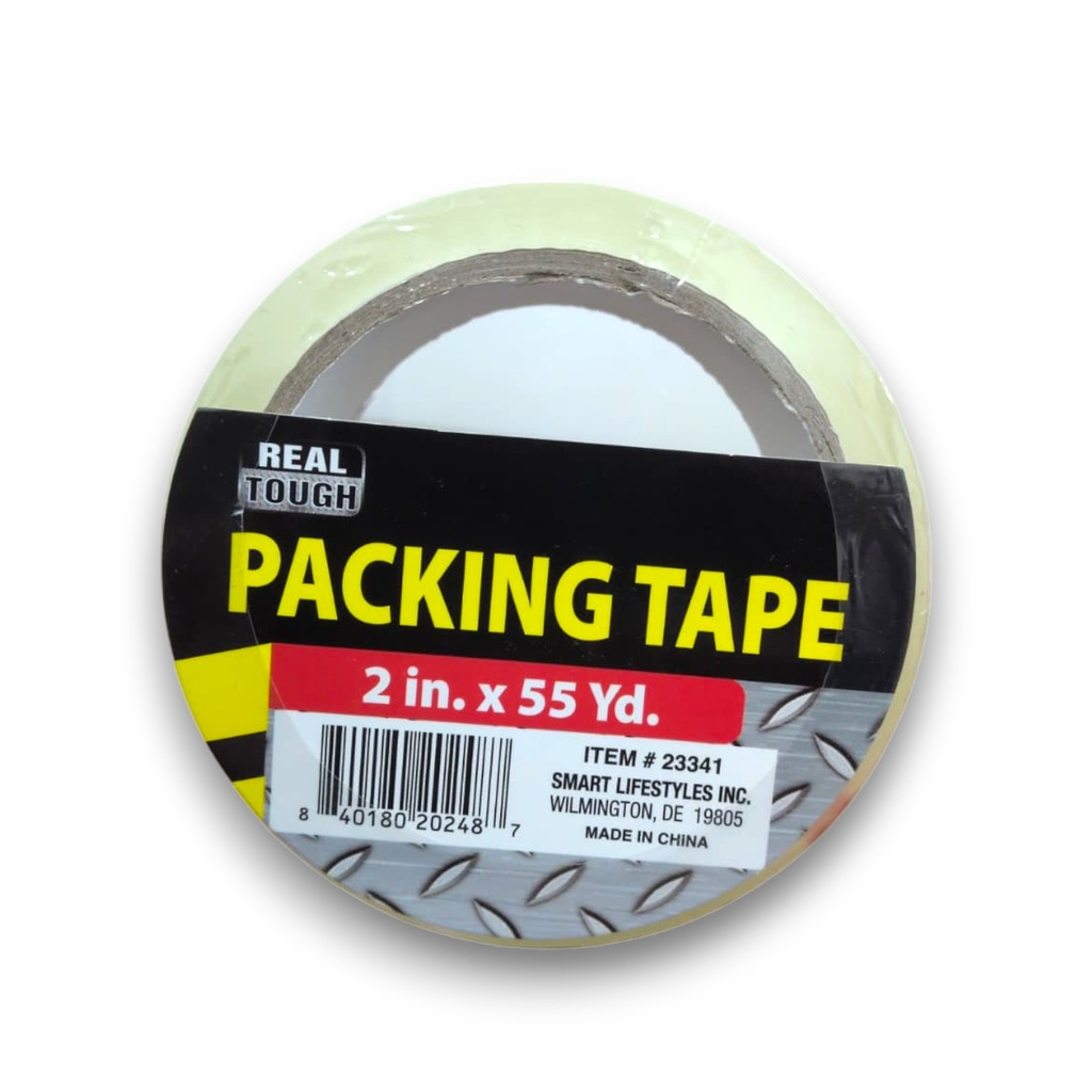 Packing Tape 2" 55YDS Clear Real Tough